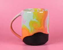  12oz Rainbow marble mug 10