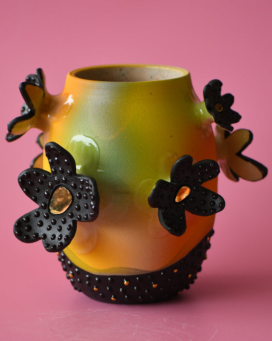 Gold Flower Vase 2