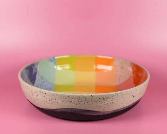 Rainbow picnic bowl 3