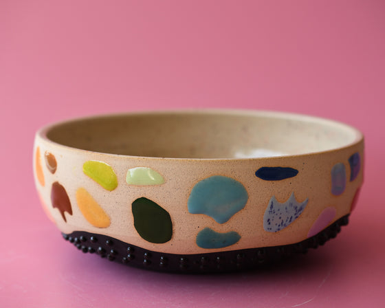 Rainbow blob bowl
