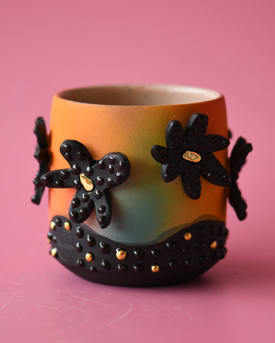 12oz 3D flower cup 3