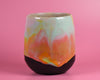 13oz Rianbow marble cup