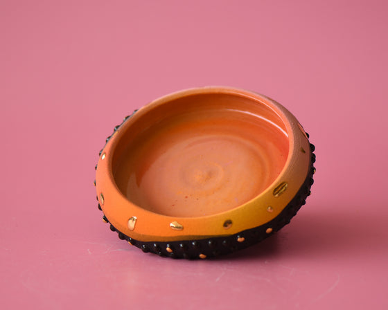 Gold flecked dish