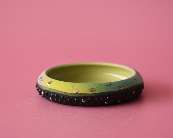 Silver flecked dish