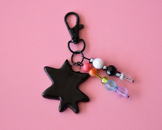 Starburst bag charm 18