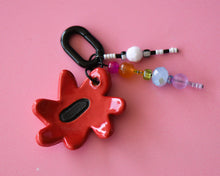  Flower bag charm 9