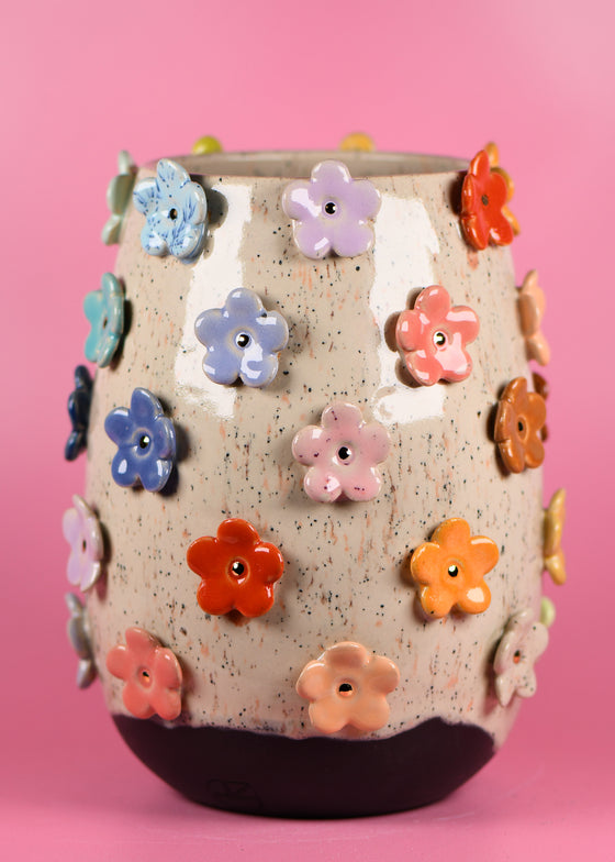 Rainbow 3D Flower vase 4