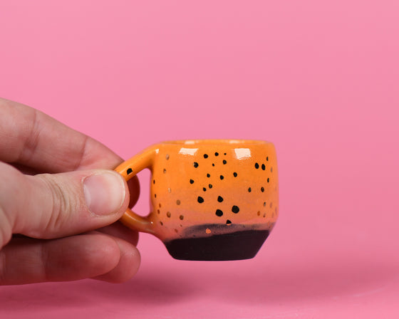 Orange mini mug #4