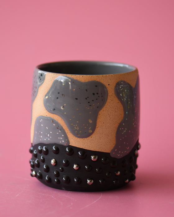 10oz Glitter lamp cup