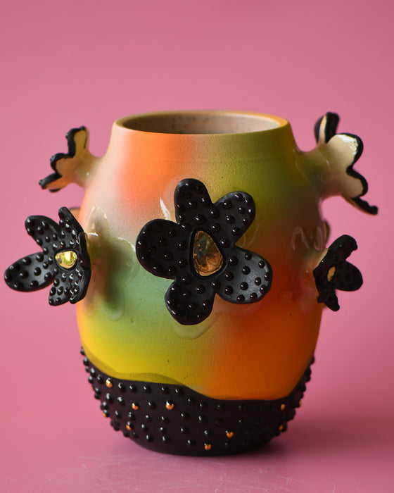 Gold Flower Vase 2