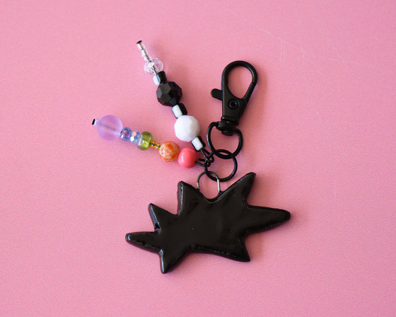 Starburst bag charm 19
