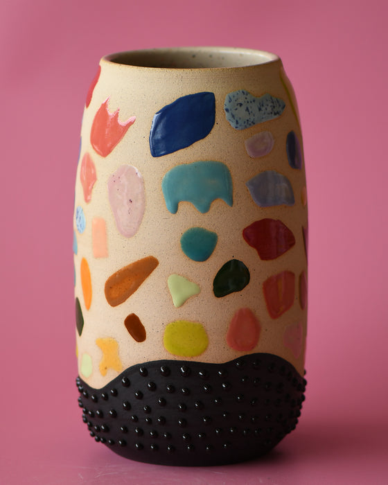 Rainbow Blob vase