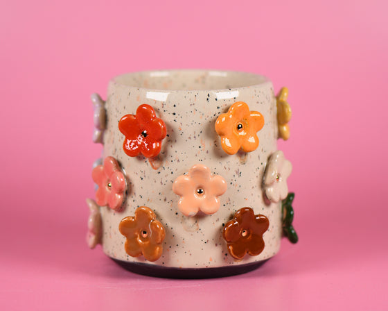 11oz 3D flower cup 3