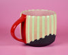 12oz Mint Striped Holiday mug 5