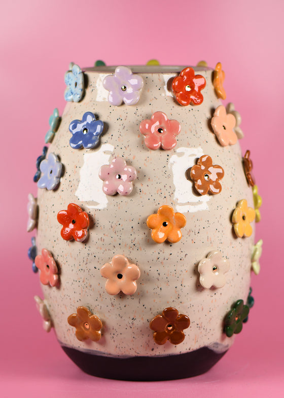 Rainbow 3D Flower vase 3