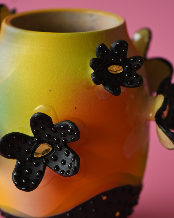 Gold Flower Vase 2