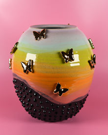  Rainbow Butterfly Vase1