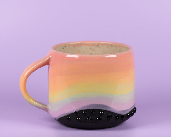 12oz Pastel Rainbow mug 2