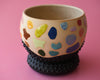 Rainbow blob planter 1