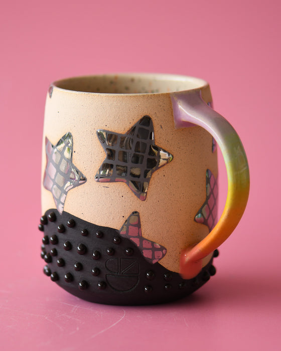 12oz Disco star mug 4
