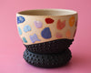Rainbow blob planter 2