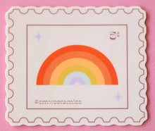  Rainbow stamp sticker