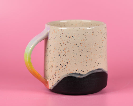 12oz Rainbow handle mug 4