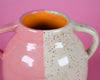 Pink/speckled Split vase