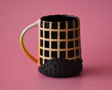  13oz Black Grid mug 3
