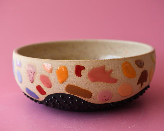Rainbow blob bowl