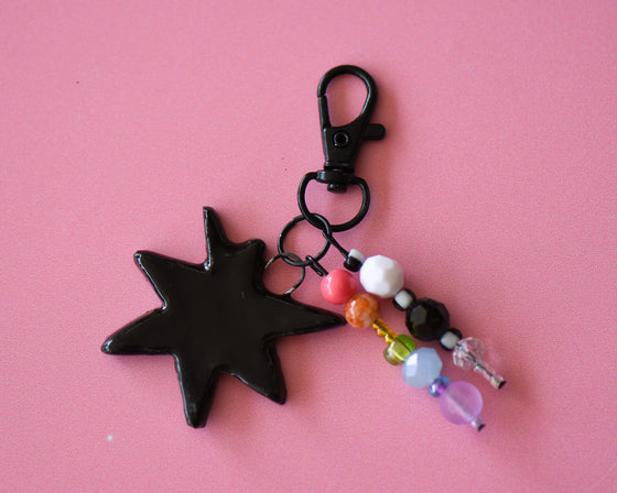 Starburst bag charm 26