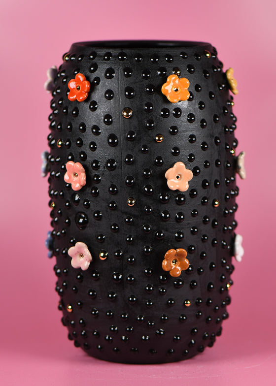 Black Rainbow 3D Flower vase 3