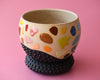 Rainbow blob planter 1