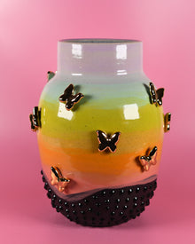  Rainbow Butterfly Vase2