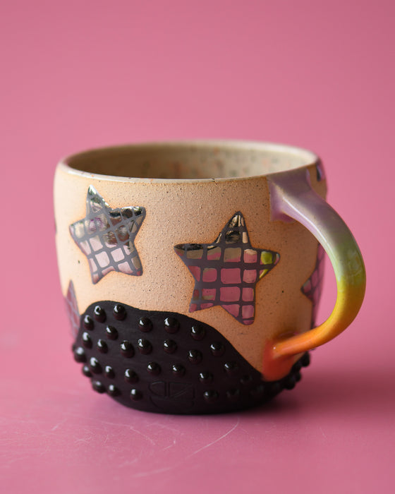 10oz Disco star mug 3