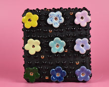  3D Flower cool grid wall piece