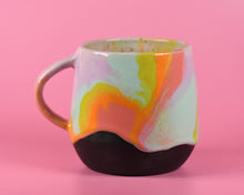  12oz Rainbow marble mug 1