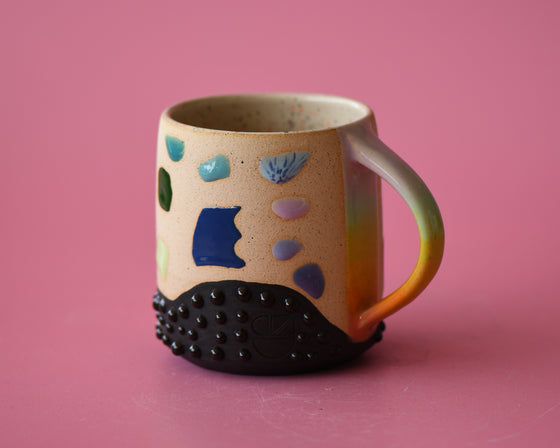 12oz Rainbow blob mug 4