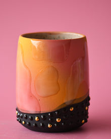  18oz Yellow/pink lava lamp cup