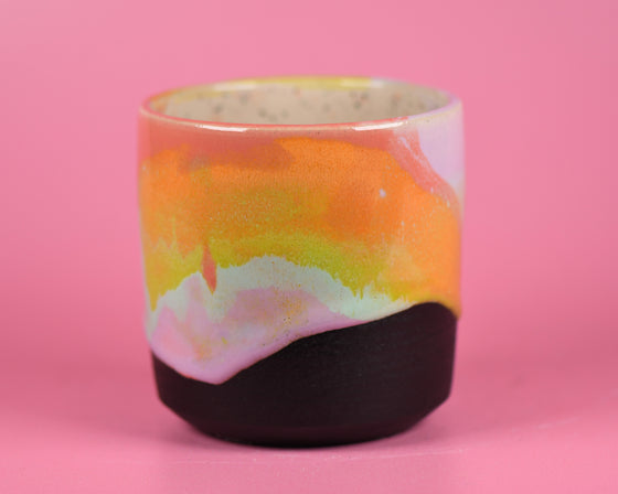 11oz Rainbow marble cup 2
