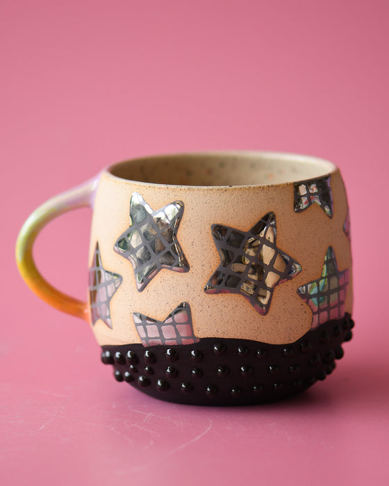 14oz Disco star mug 10
