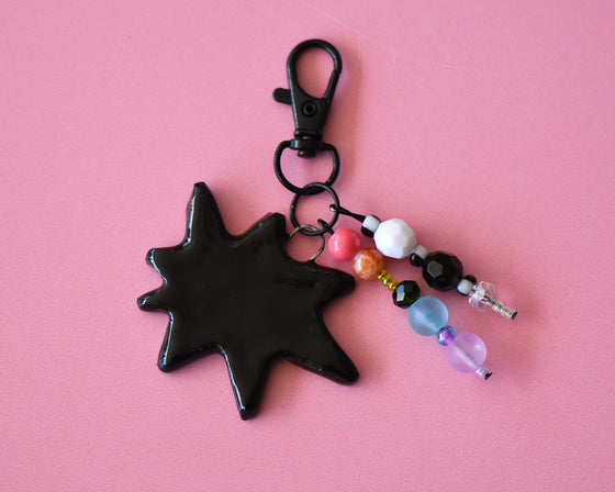 Starburst bag charm 20