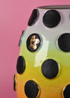 Rainbow dot vase 2