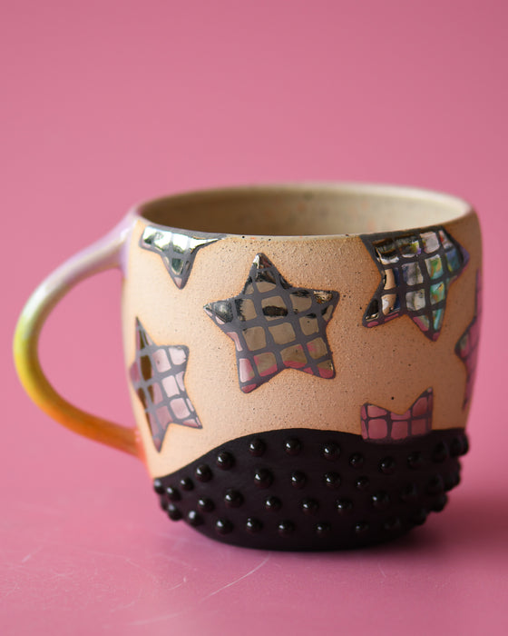 10oz Disco star mug 3
