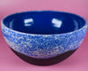Blue Splatter bowl 1