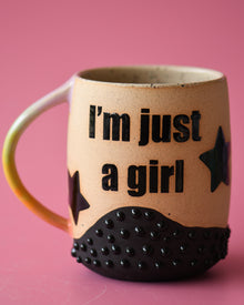  18oz I'm Just a Girl mug 2