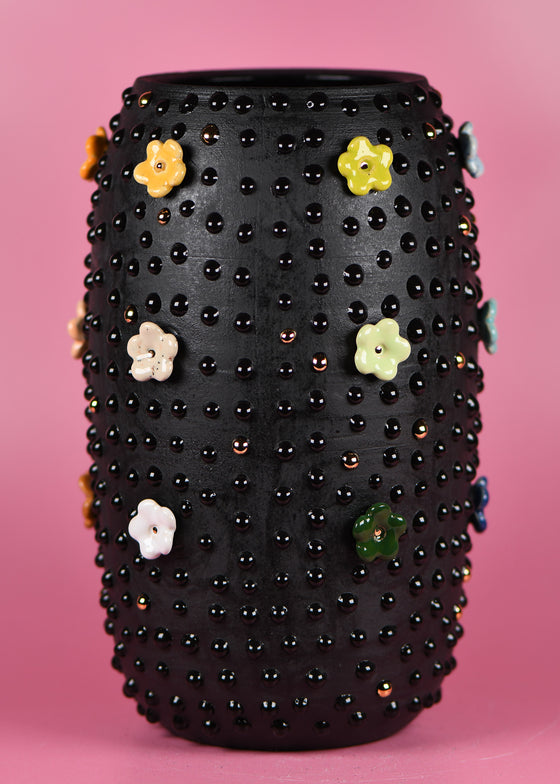 Black Rainbow 3D Flower vase 3