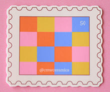  Patchwork stamp sticker