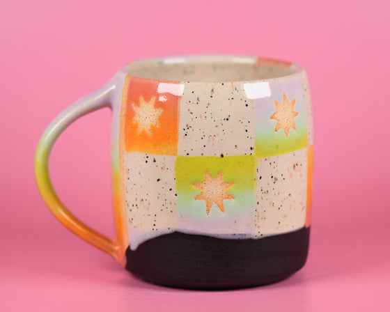12oz Rainbow burst mug 4