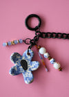 Speckled Blue Bag charm 1
